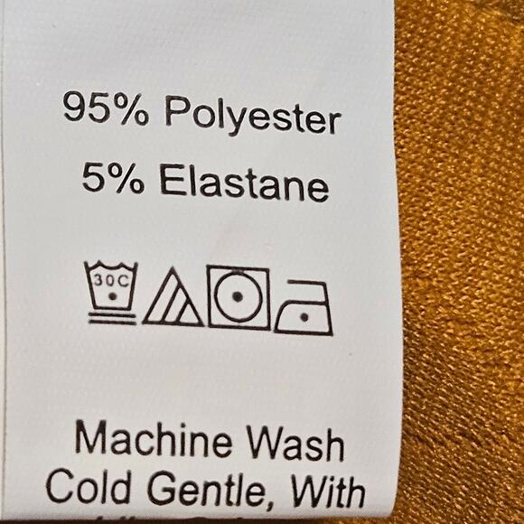 Medium Shein Mustard Yellow quilted design long sleeve crewneck pullover - Picture 5 of 5